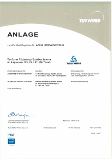 Anlage ISO 9001:2015